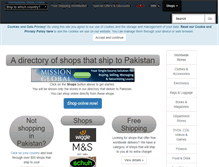 Tablet Screenshot of pakistan.internationalshopsonline.com