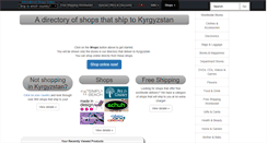 Desktop Screenshot of kyrgyzstan.internationalshopsonline.com