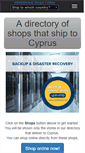Mobile Screenshot of cyprus.internationalshopsonline.com